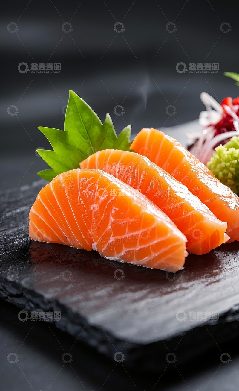 高清大图下载【趣麦麦图】新鲜三文鱼15