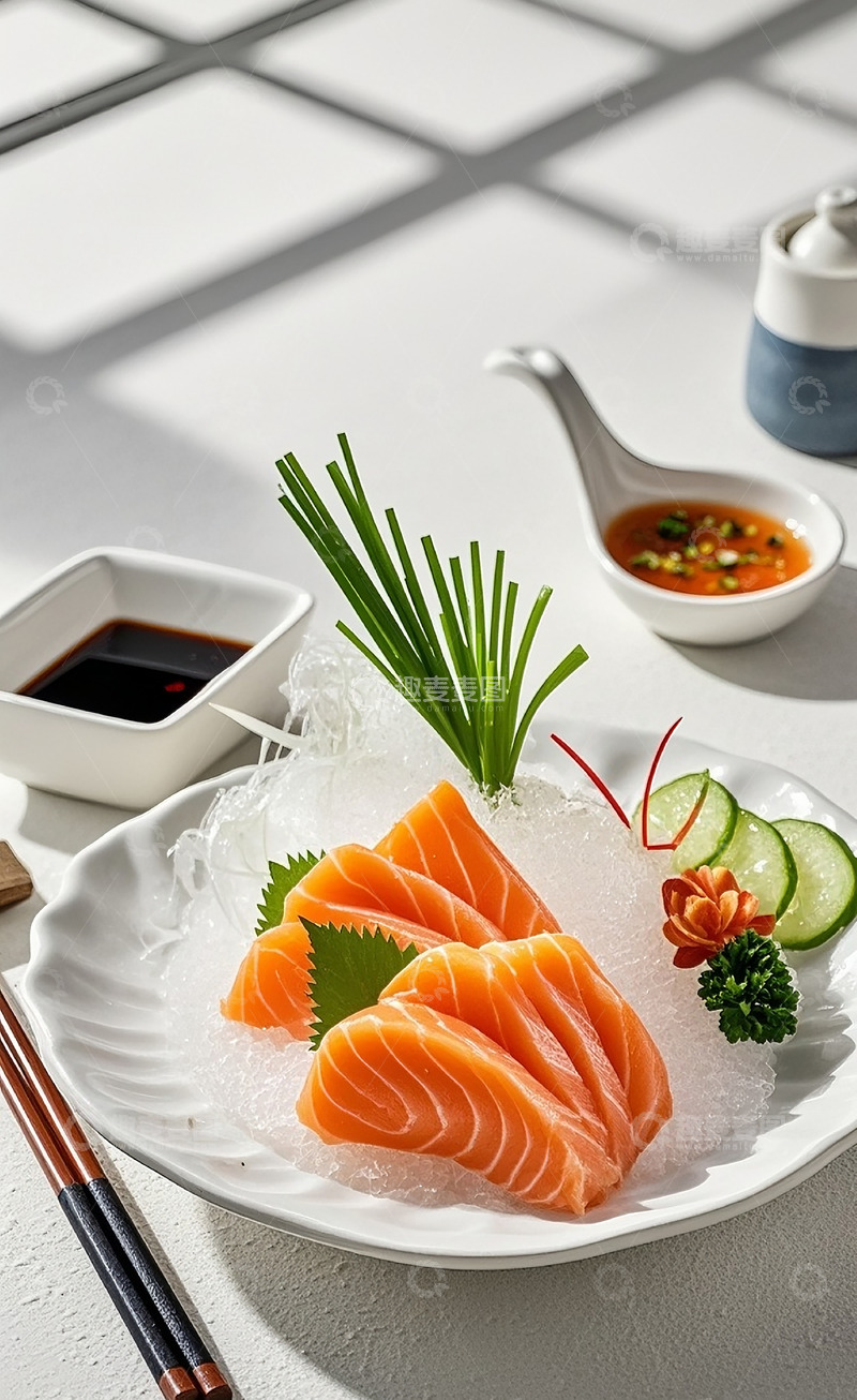 高清大图下载【趣麦麦图】新鲜三文鱼10