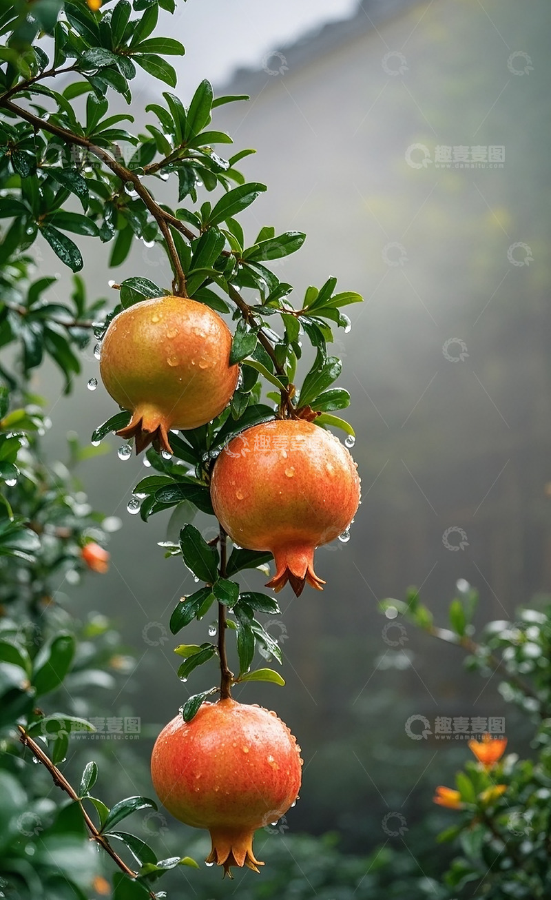 高清大图下载【趣麦麦图】新鲜石榴14