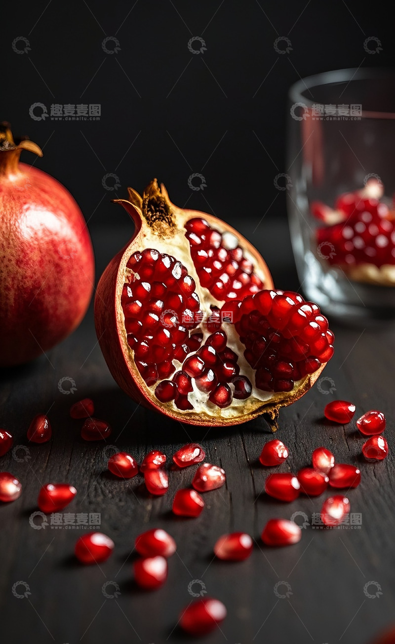 高清大图下载【趣麦麦图】新鲜石榴21