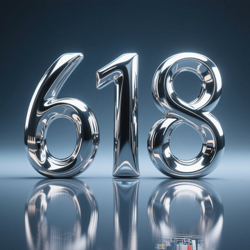 618金属银背景海报2