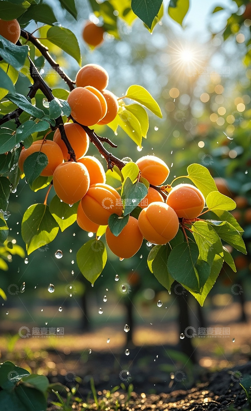 高清大图下载【趣麦麦图】新鲜的杏 6