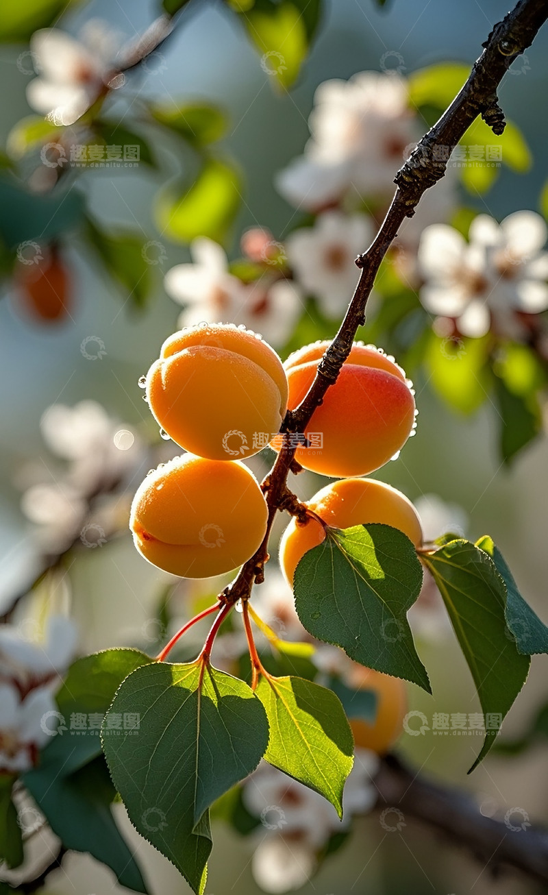 高清大图下载【趣麦麦图】新鲜的杏 1