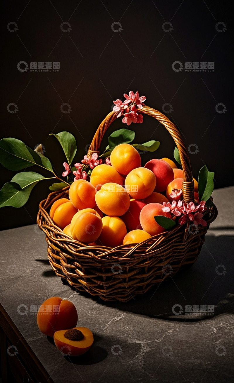 高清大图下载【趣麦麦图】新鲜的杏 14