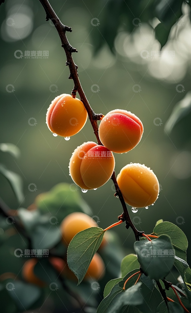 高清大图下载【趣麦麦图】新鲜的杏 3