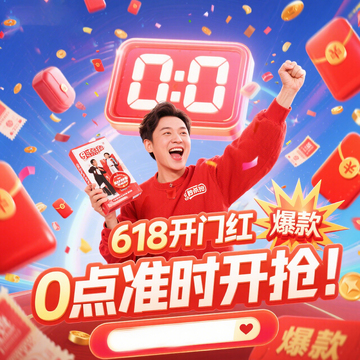 618开门红狂欢背景1