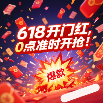 618开门红狂欢背景2