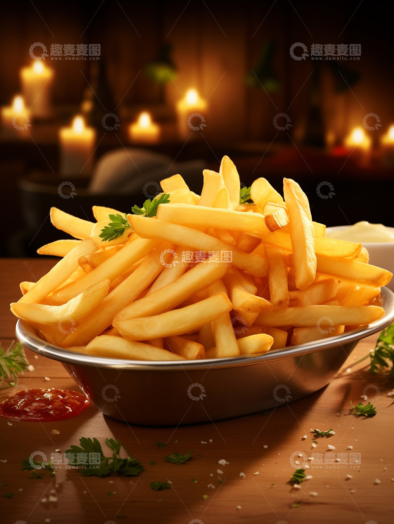 高清大图下载【趣麦麦图】美味炸薯条摄影图4