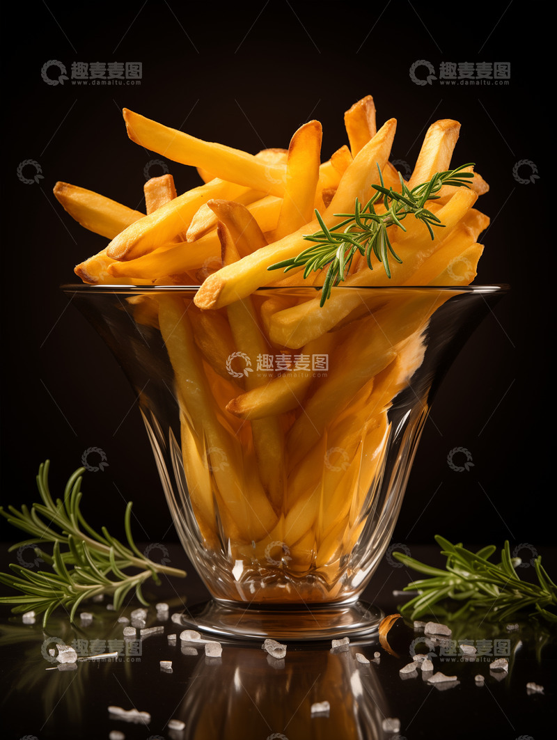 高清大图下载【趣麦麦图】美味炸薯条摄影图