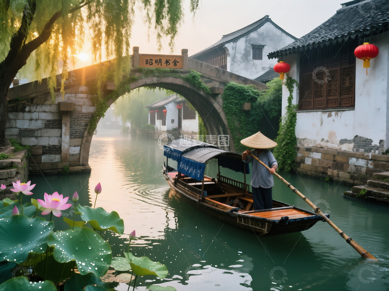 高清大图下载【趣麦麦图】水墨烟雨江南唯美风景摄影图15