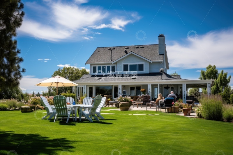 高清大图下载【趣麦麦图】独栋别墅建筑风景