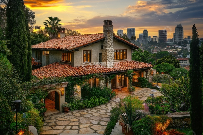 高清大图下载【趣麦麦图】都市农家乐建筑房屋