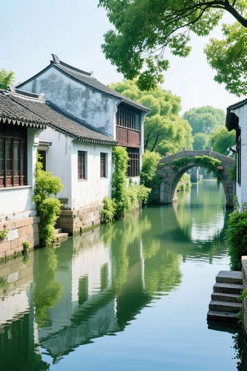 江南水乡徽派建筑4
