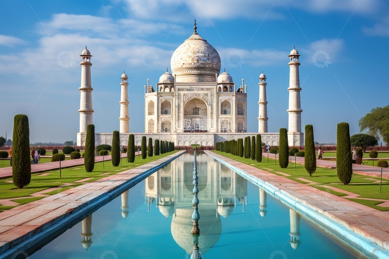 高清大图下载【趣麦麦图】泰姬陵著名景点建筑