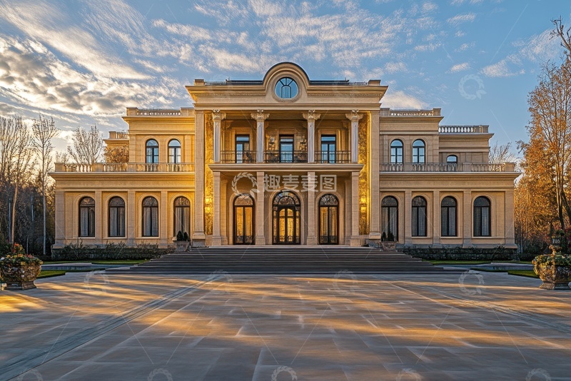高清大图下载【趣麦麦图】新古典欧式宫廷风建筑