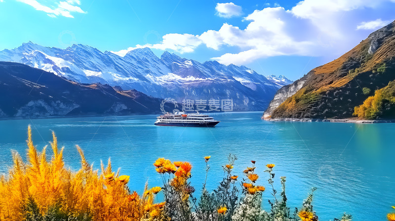 高清大图下载【趣麦麦图】秋冬户外雪山美景3