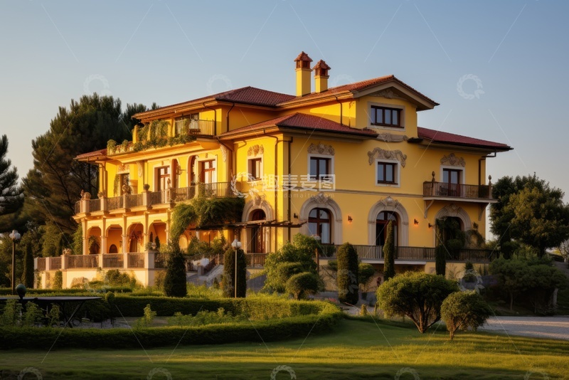 高清大图下载【趣麦麦图】欧式古典房屋建筑 