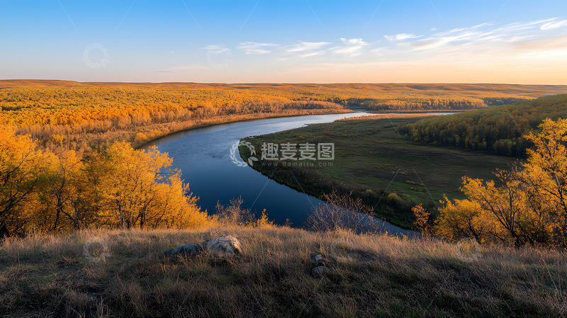 高清大图下载【趣麦麦图】秋日的山河美景风光4