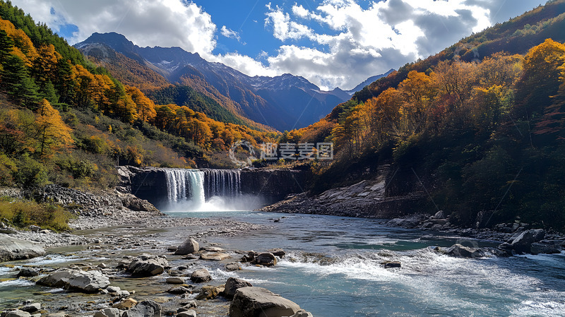 高清大图下载【趣麦麦图】秋日的山河美景风光8