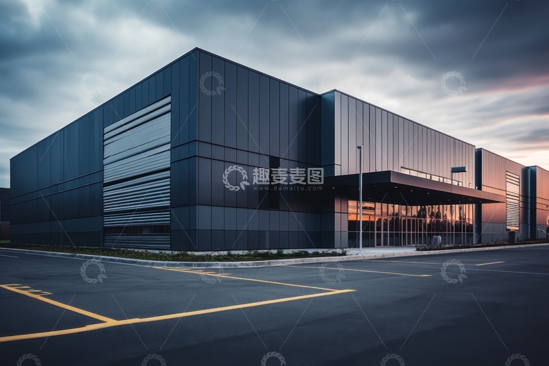 高清大图下载【趣麦麦图】现代简约工业厂房 