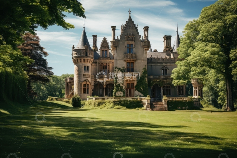 高清大图下载【趣麦麦图】欧式古堡建筑风景