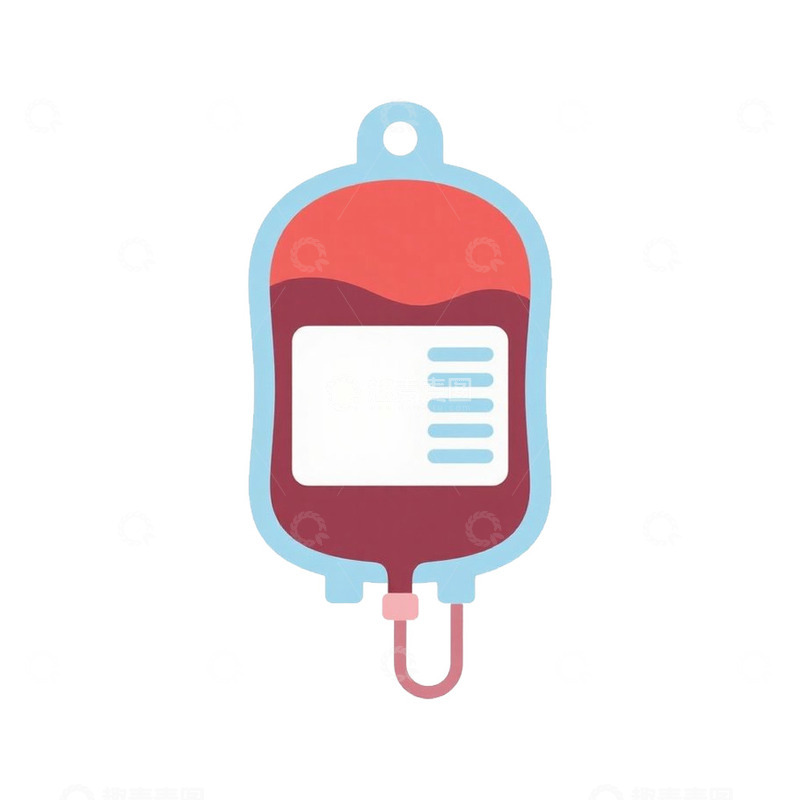 高清大图下载【趣麦麦图】献血血浆免抠元素