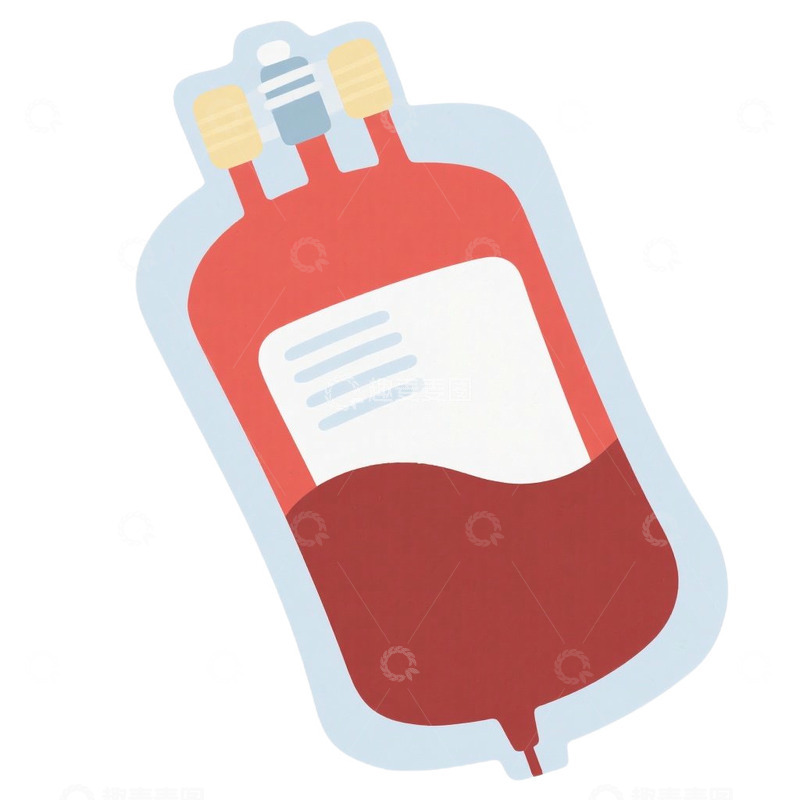 高清大图下载【趣麦麦图】献血血浆免抠元素3