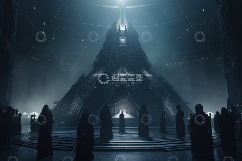 高清大图下载【趣麦麦图】奇幻祭祀场景