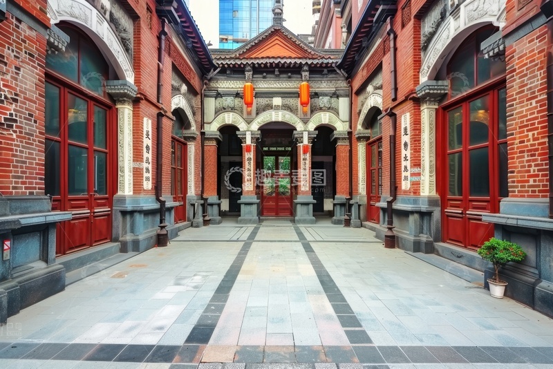 高清大图下载【趣麦麦图】中式近代建筑