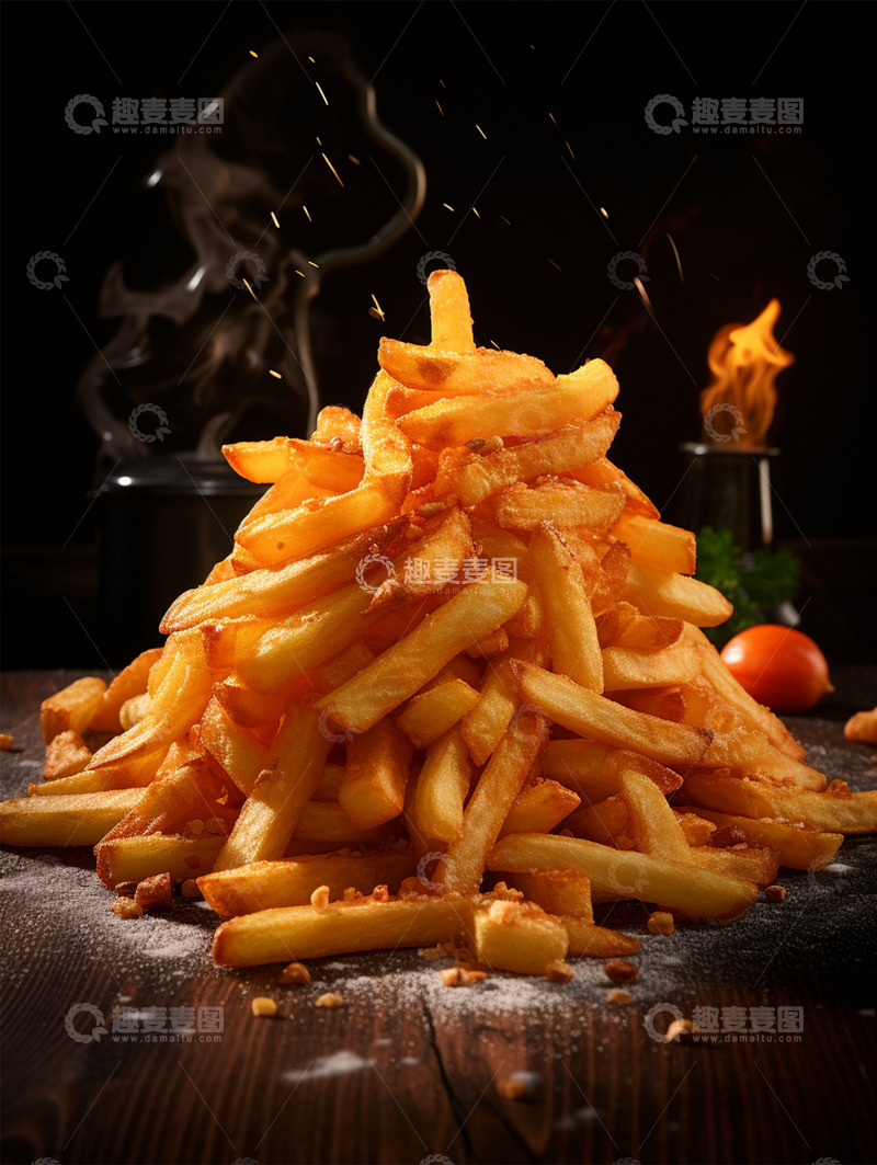 高清大图下载【趣麦麦图】美味炸薯条摄影图7