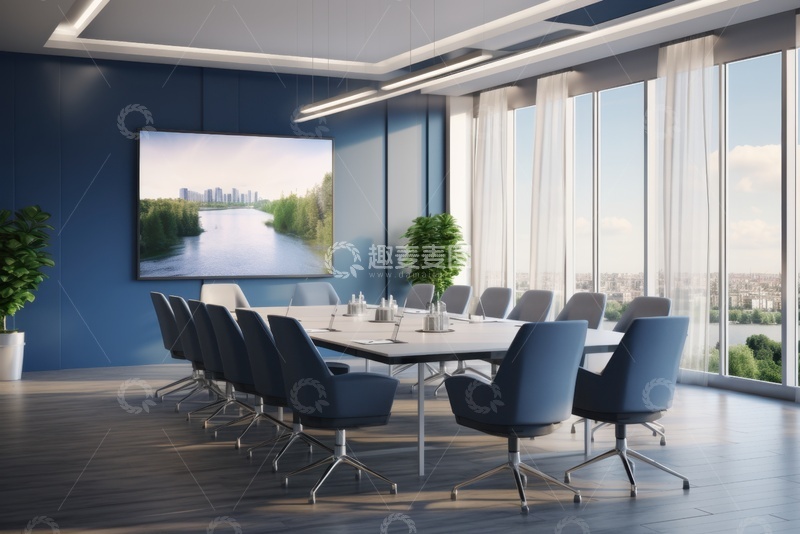 高清大图下载【趣麦麦图】现代简约风格会议室8