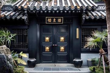 中式宅院大门建筑