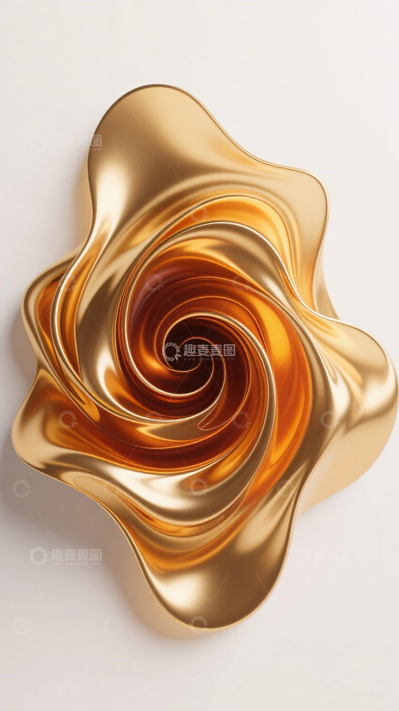 高清大图下载【趣麦麦图】金属艺术流动背景1