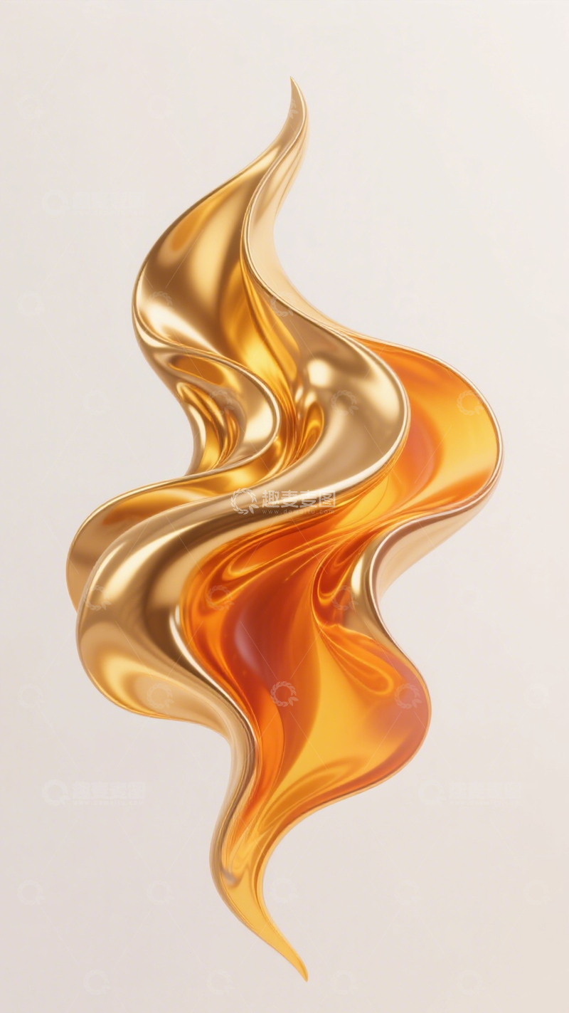 高清大图下载【趣麦麦图】金属艺术流动背景4