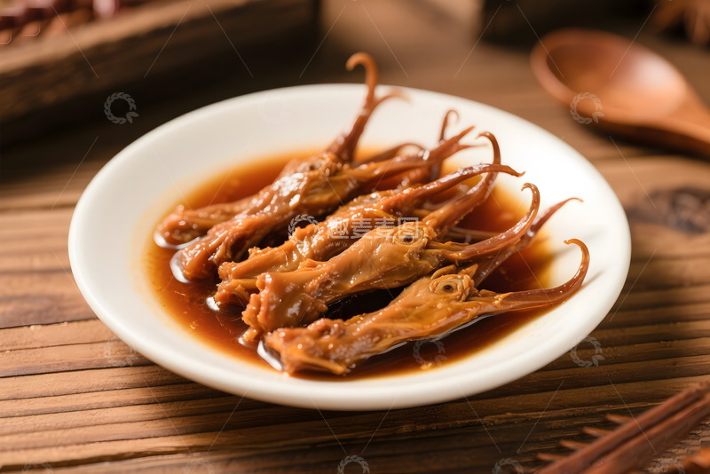 高清大图下载【趣麦麦图】卤鸭舌