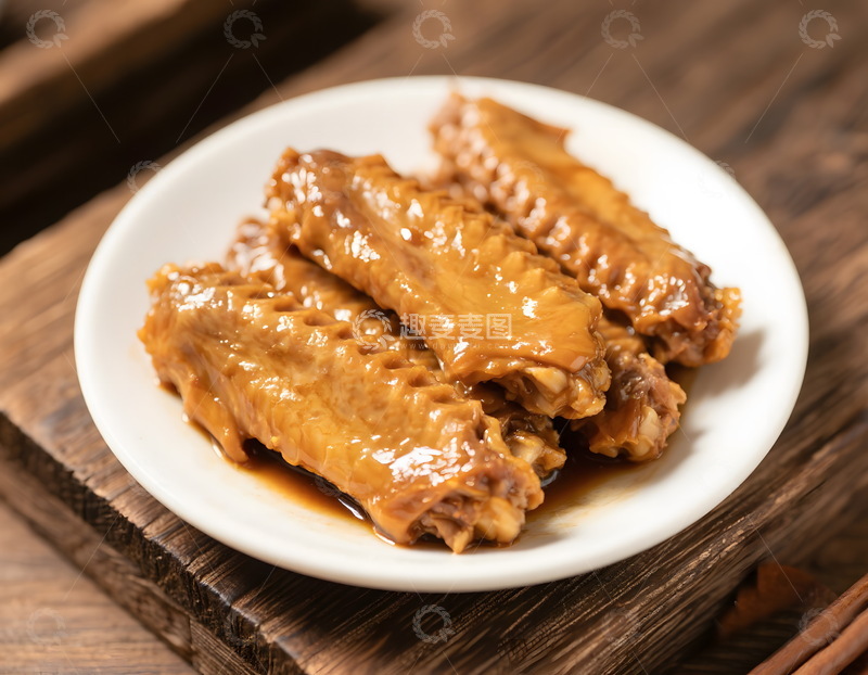 高清大图下载【趣麦麦图】卤鸭翅