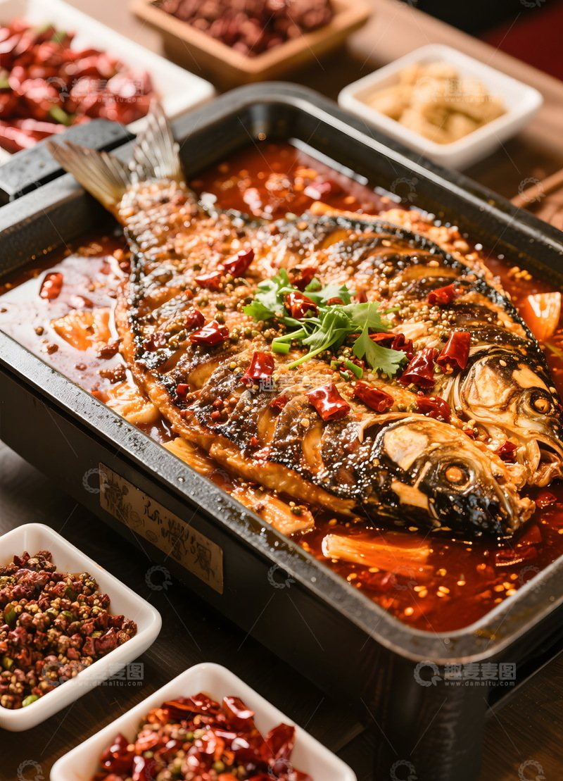 高清大图下载【趣麦麦图】重庆烤鱼