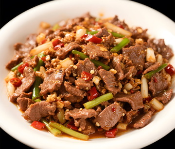 小炒黄牛肉2