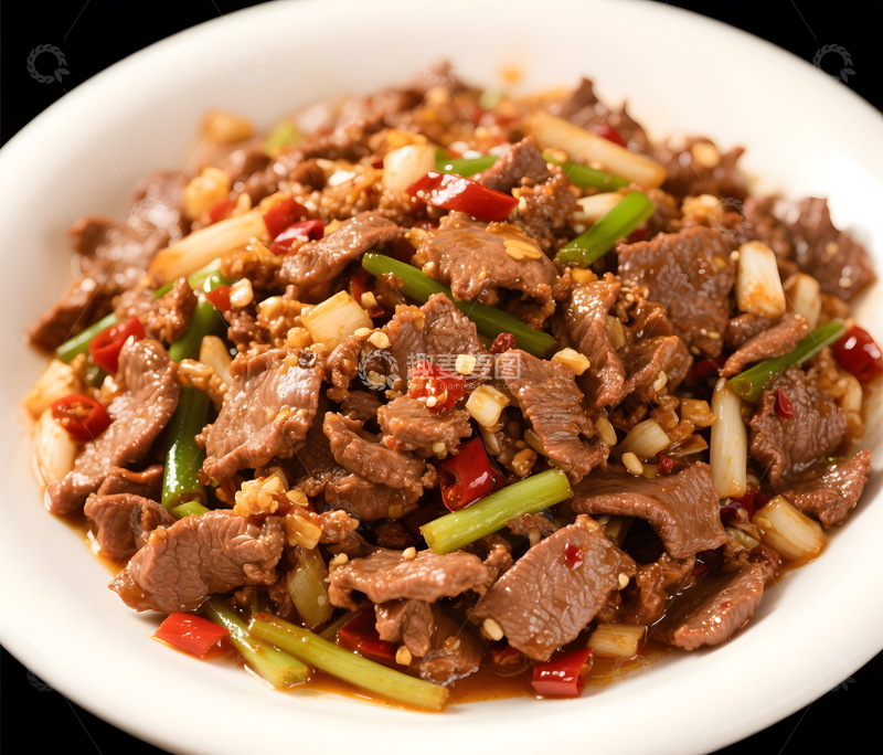 高清大图下载【趣麦麦图】小炒黄牛肉2