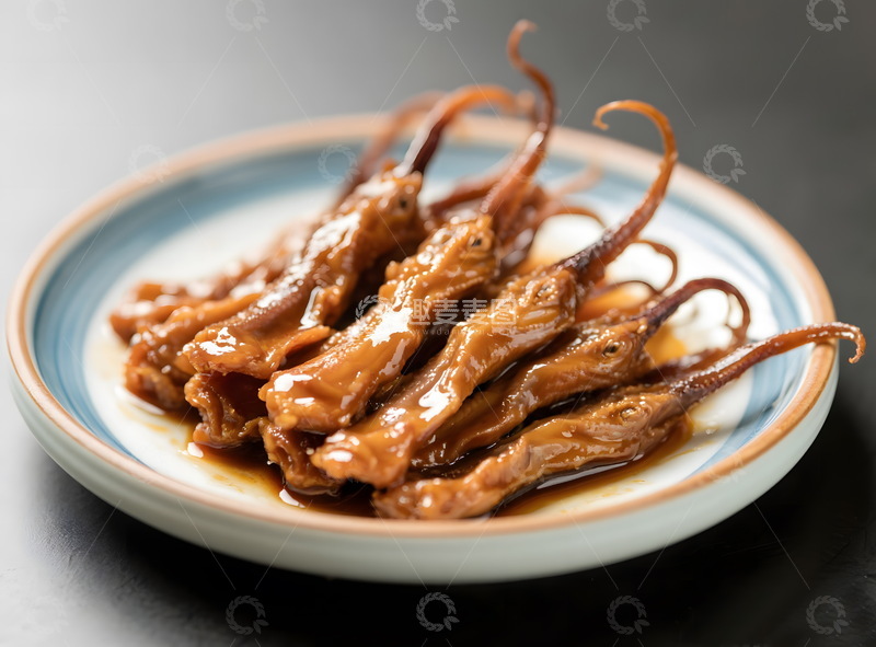 高清大图下载【趣麦麦图】卤鸭舌1