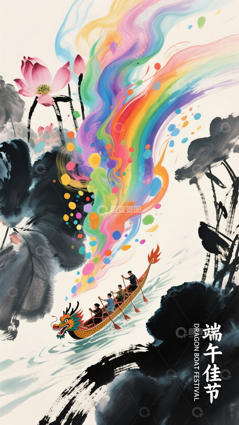 高清大图下载【趣麦麦图】端午节海报343