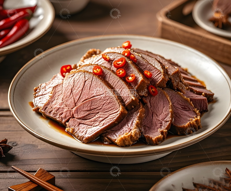 高清大图下载【趣麦麦图】卤牛肉1