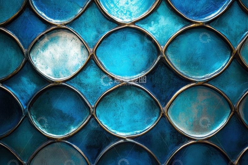 高清大图下载【趣麦麦图】鱼鳞状拼接背景