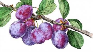 水果  李子  新鲜