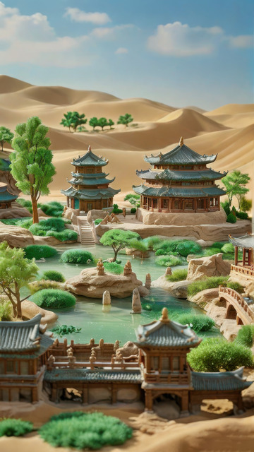 AI插画海报背景素材