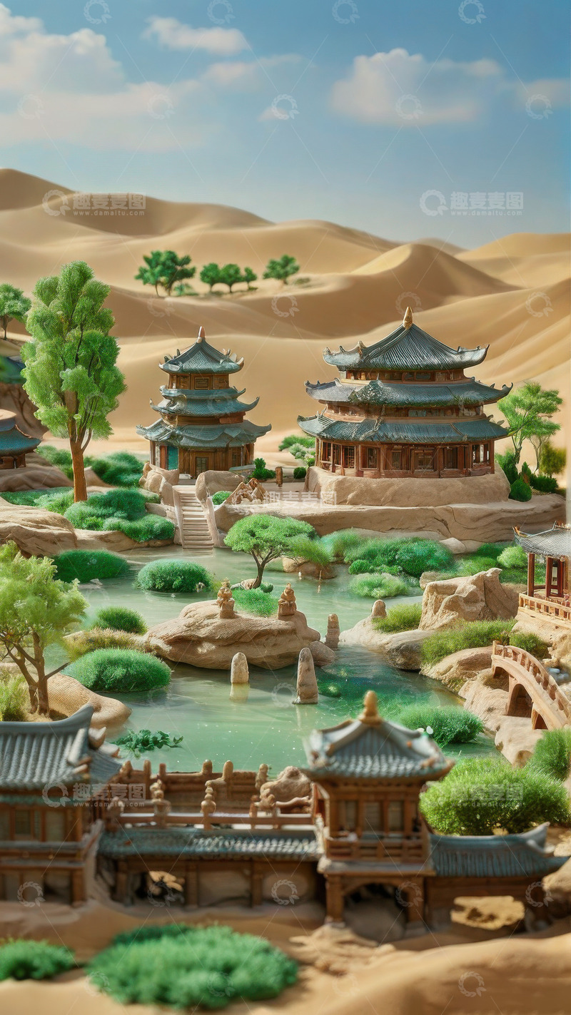 AI插画海报背景素材