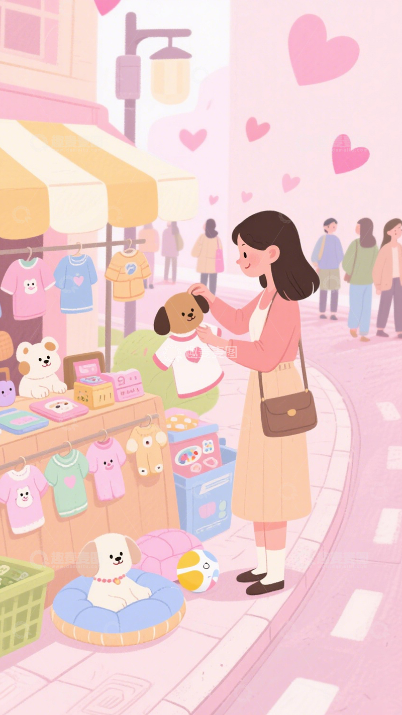 高清大图下载【趣麦麦图】宠物摊的萌趣时光3