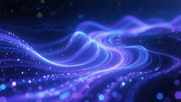 蓝紫色光线粒子宇宙光舞科技感背景