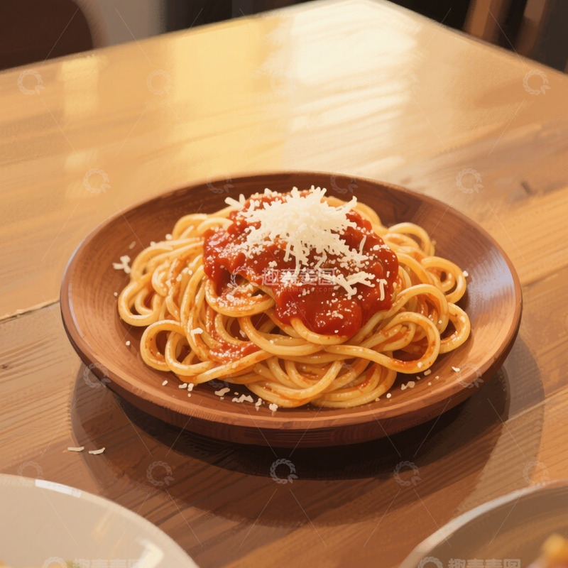 高清大图下载【趣麦麦图】意面的简约美味1