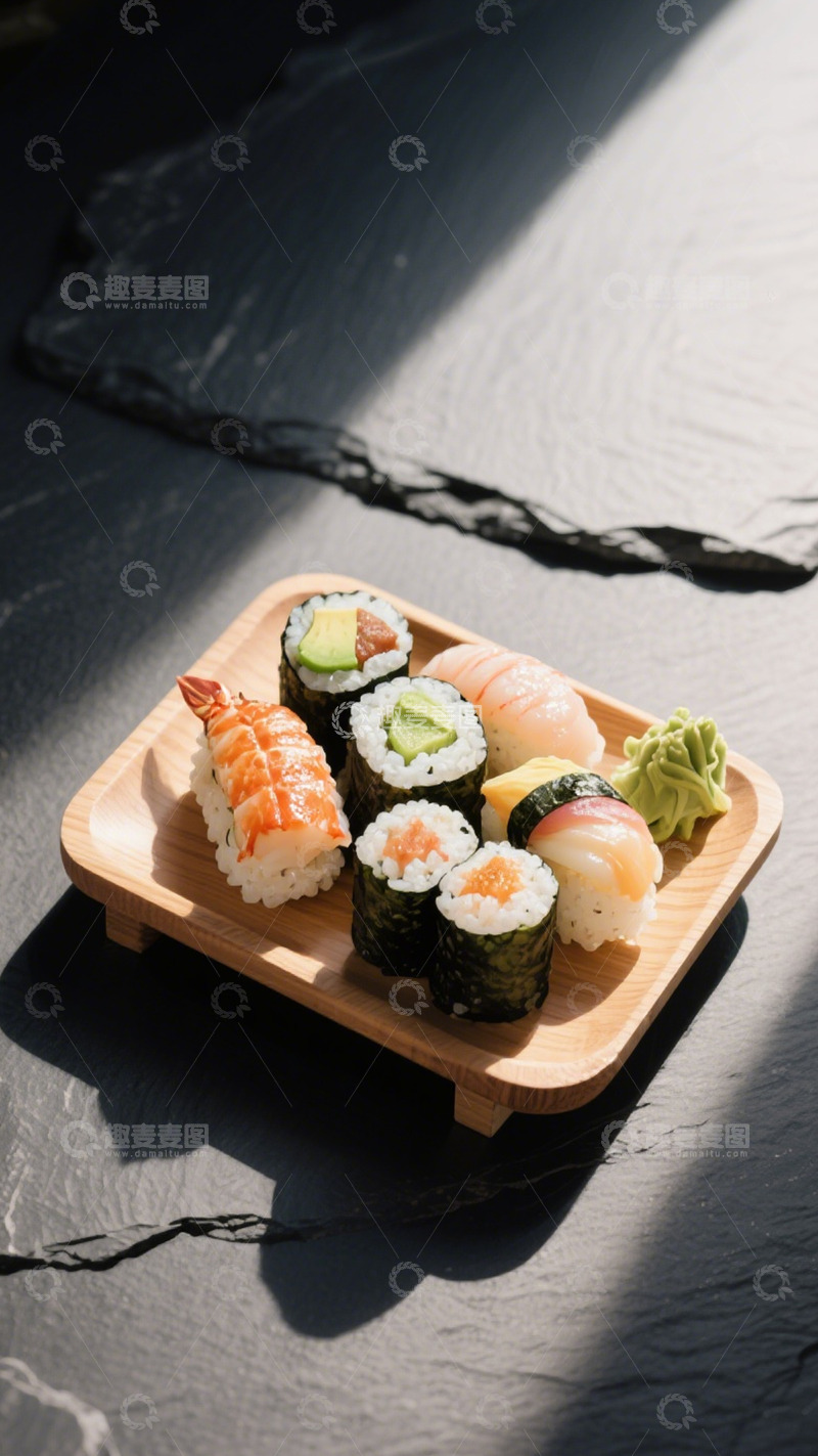 高清大图下载【趣麦麦图】寿司的精致盛宴4